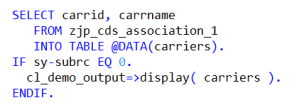 Exploring ABAP on HANA [5] : Associations in CDS View – Discovering ABAP