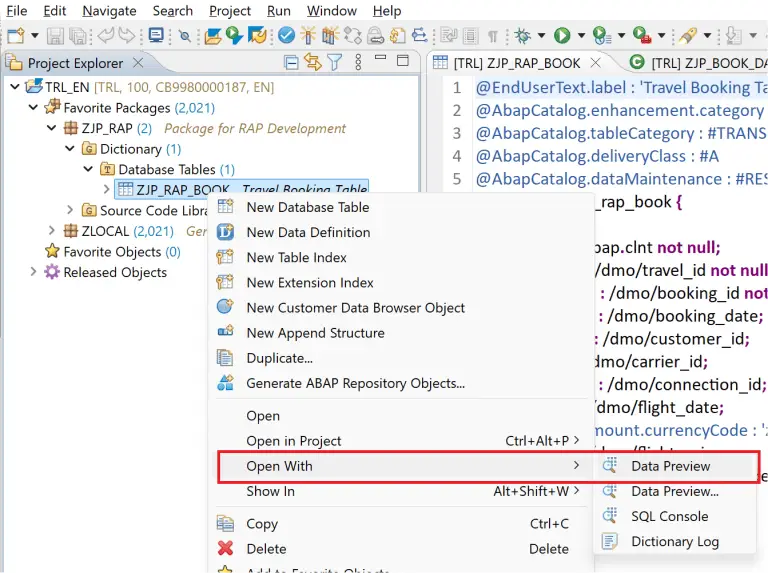 ABAP RESTful Application Programming Model [2] – Managed Scenario ...