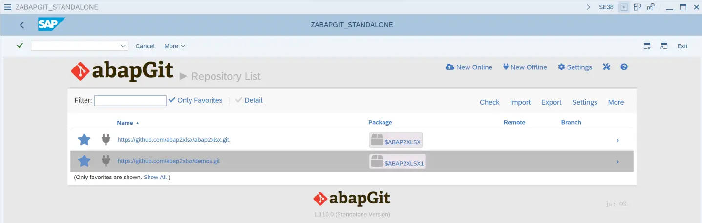 abapGit : Git client for ABAP – Discovering ABAP