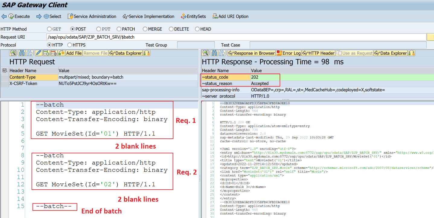 Building OData Services [21] : Batch Management ($batch) – Discovering ABAP