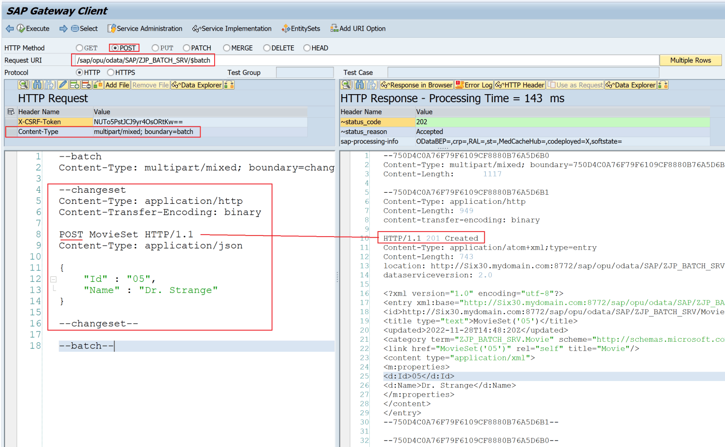 Building OData Services [21] : Batch Management ($batch) – Discovering ABAP