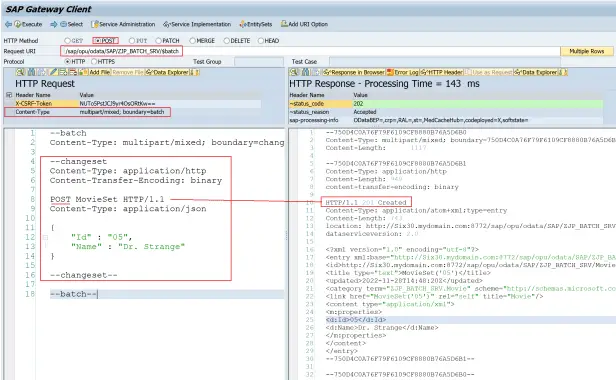 Building OData Services [21] : Batch Management ($batch) – Discovering ABAP