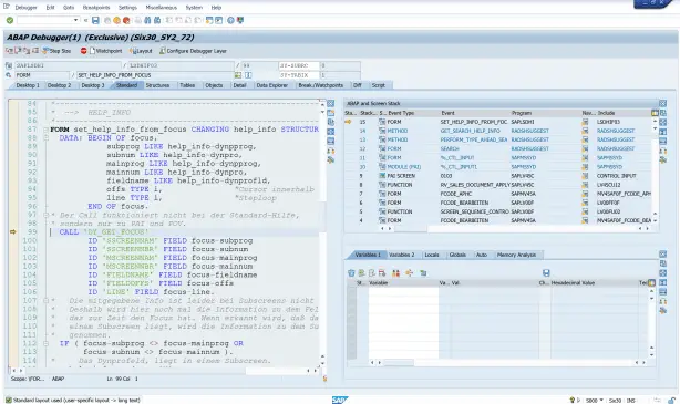 Sap Database Window Debug Pop-up Windows in SAP – Discovering ABAP