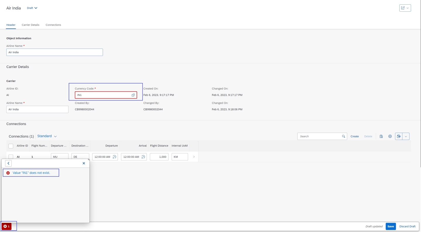 ABAP RESTful Application Programming [20] – Field Validations ...