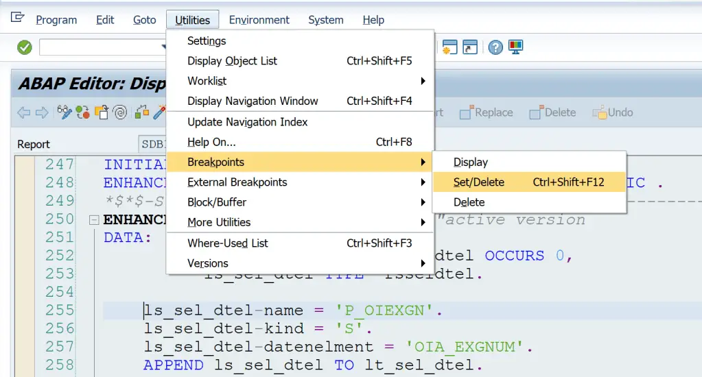 Exploring ABAP Debugger[2]: ABAP Debugging Basics – Discovering ABAP